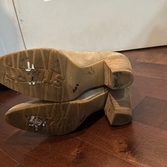 Stuart weitzman light brown suede booties with tassel - Picture 5 of 6